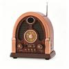 Drewniany Głośnik Radiowy Retro – Radio Wielozakresowe FM/AM/SW z Bluetooth i Odtwarzaczem MP3