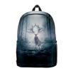 Classic Novelty Cool Shadow and Bone Pupil Bookbag Notebook Backpacks 3D Print Oxford Waterproof Boys/Girls Travel Backpacks