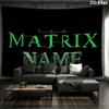 Custom Name,The Matrix Wall Tapestry, Aesthetic Printed Fabric Blanket, Suitable for Bedroom, Living Room, and Home Decor.
