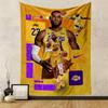 "Basketball Star Lakers Theme Patterned Tapestry for Bedroom and Living Room Home Decor"