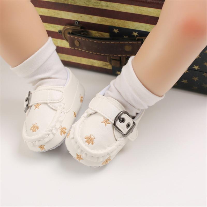 Baby Toddler Shoes British Style Small Leather Shoes for 3-12 Months Baby