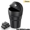 Universal Car Trash Can Auto Organizer Storage Box with Swing Lid Cute Mini Automotive Leakproof Vehicle Trash Bin for Car