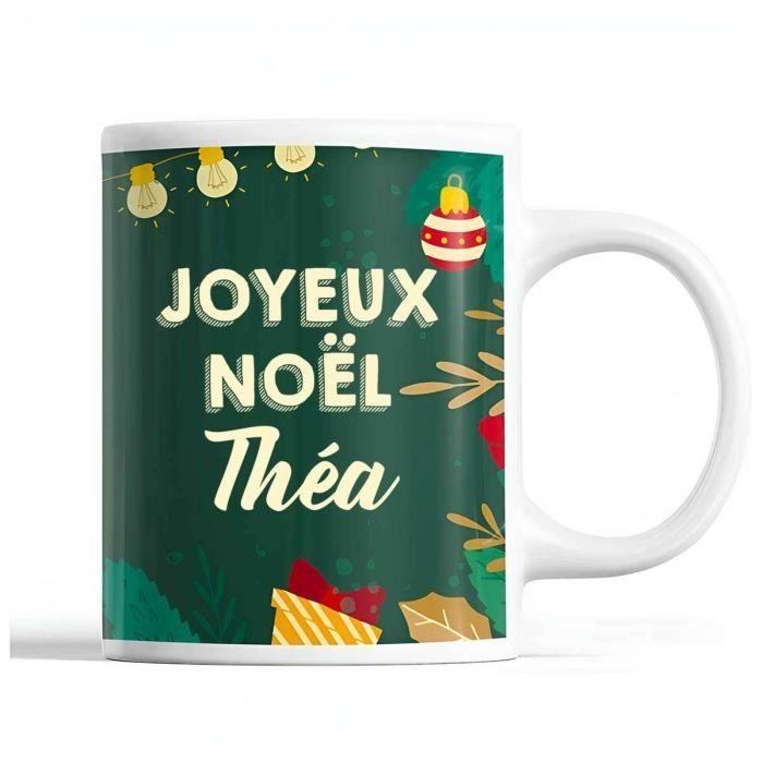 Mug - Théa - Christmas - Green - 325 Ml - Dishwasher and Microwave Safe