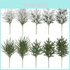 Christmas Pine Branches Faux Tree Leaves For Holiday Decor And Photography Props