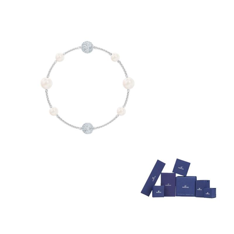 Swarovski Remix Collection Metal Bracelets Womens Silver S-Original brand box