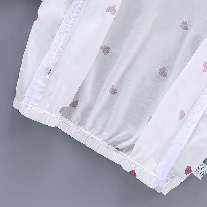 Jachetă de protecție solară pentru copii, haină subțire, îmbrăcăminte exterioară pentru fete de vară, jachetă din bumbac, cu glugă