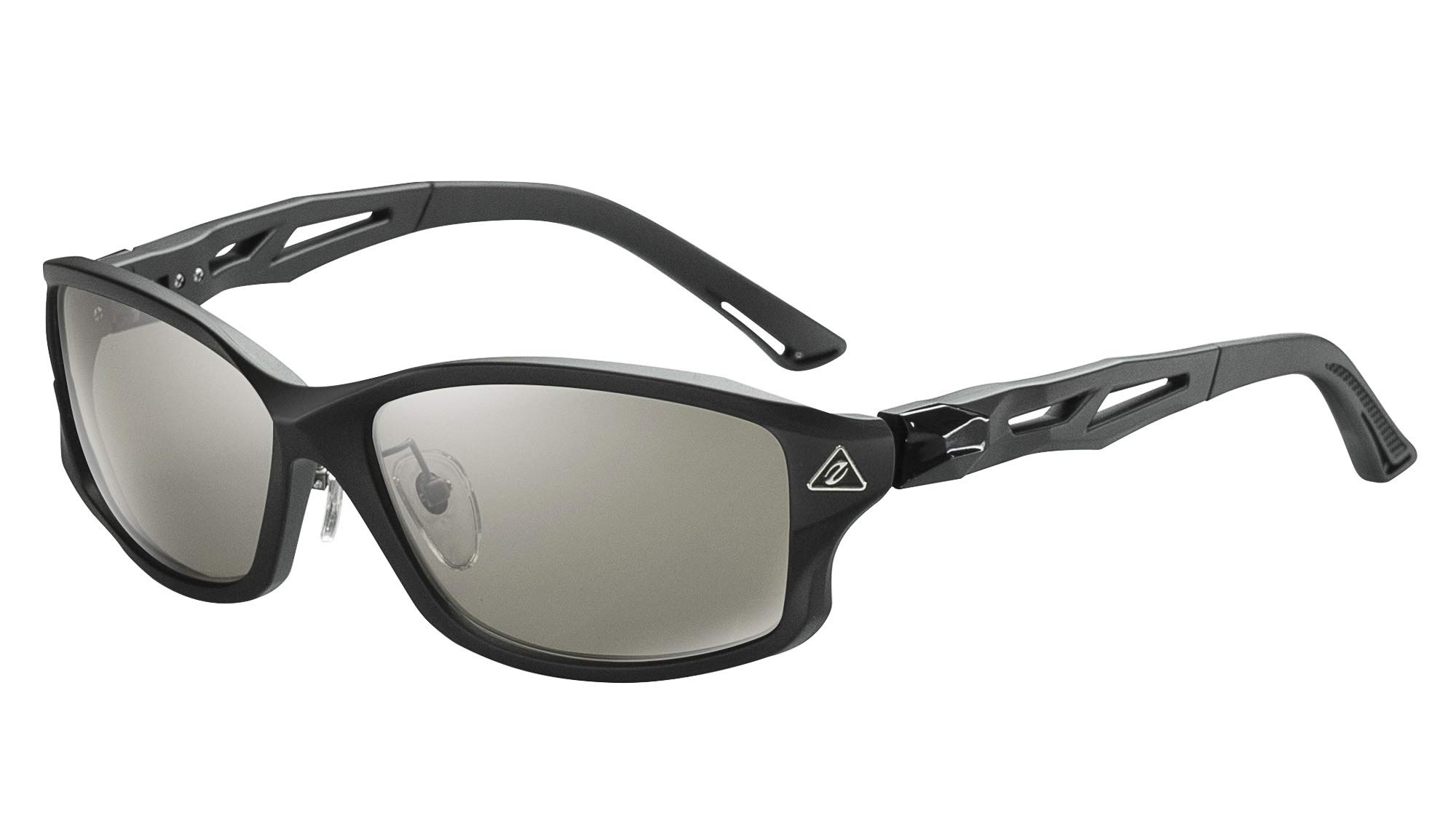 

Zeque STELTH Matte Black Polarized Sunglasses with Trueview Sports Silver Mirror F-1922