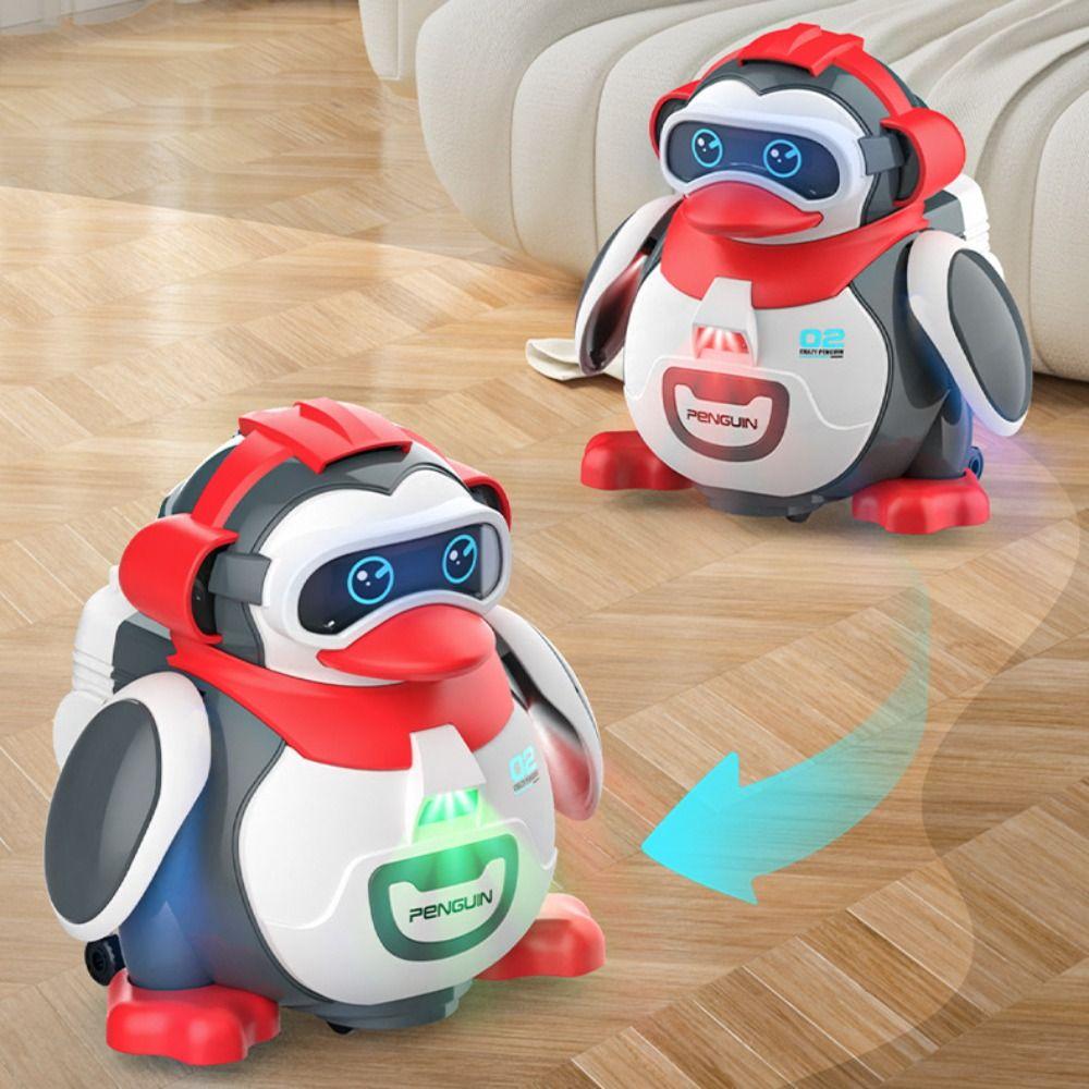 Interactive Penguin Dancing Robot Toys Electronic Mechanical Penguin Simulation Model  Boy Children