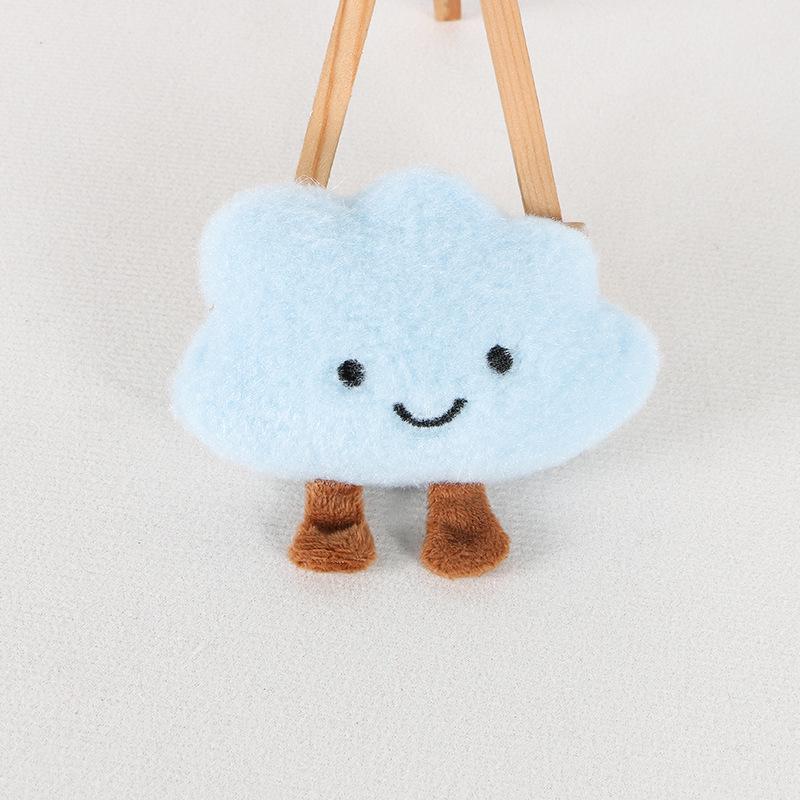 

Мультяшное облако пищащая вышитая брошь и аксессуар-шарм для сумки Original Materials for Reprocessing