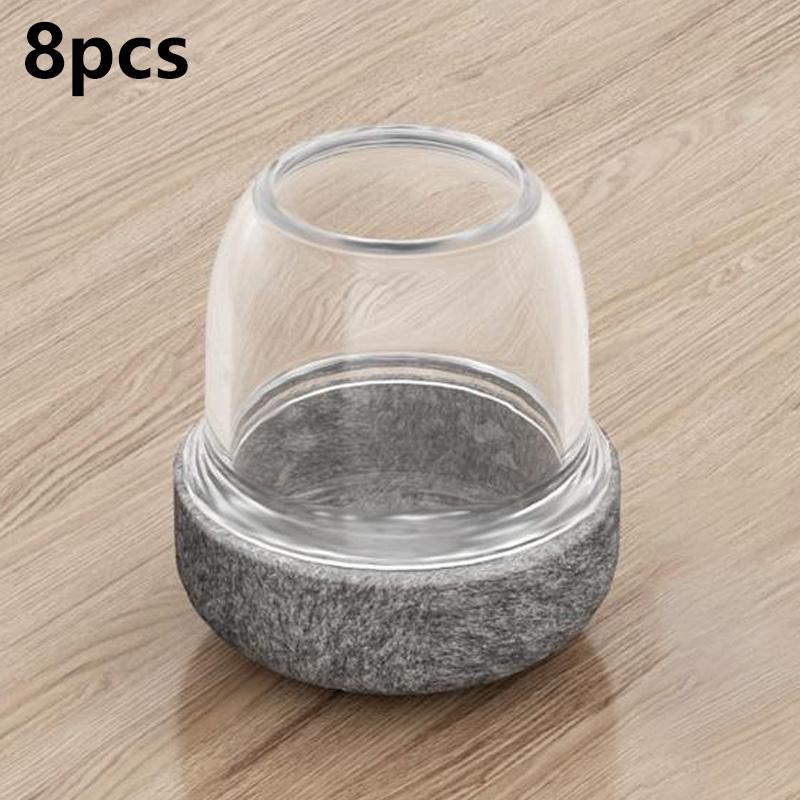 

8Pcs Chair Leg Covers for 19-25mm Legs Noise Reducing Furniture Feet Caps Round Anti-Slip Floor Guards for Home D