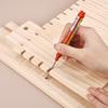 45mm Waterproof Deep Hole Marker Pens Long Nib Head Carpenter Pen Black/Blue/Red Ink For Multi-Purpose Woodworking Hand Tools