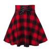 Gonna Plaid Trendy Europea e Americana 2023