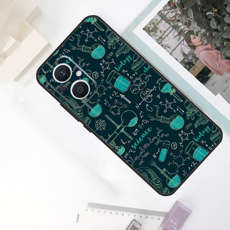 Vintage Chemistry Laboratory Case For OPPO Reno 10 Pro 11 F 8T 4Z 5Z 4 5 6 7 8 Lite OPPO Find X5 X6 Pro X2 X3 Lite Cover