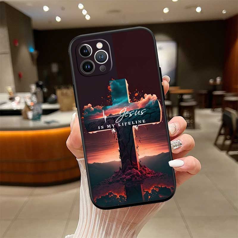 RE13 Bible Verse Jesus cross New High-End Shell Phone Case for Redmi Note 8 9 Pro Max 9S 9T 9C NFC 8T 8A 10A A4