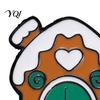 Elk Bag Decoration Pin Christmas Cartoon Enamel Brooch, Santa Claus Snowman Tree Badge Pin, Holiday Party Favors Bags Scarves Clothes Decorative