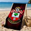 FC-Wappen-Design aufgedrucktes Mikrofaser-Strandtuch, Weich und saugfähig, Schnell trocknend, Ideal für Sommerreisen, Strand-Essential, Schwimmbad
