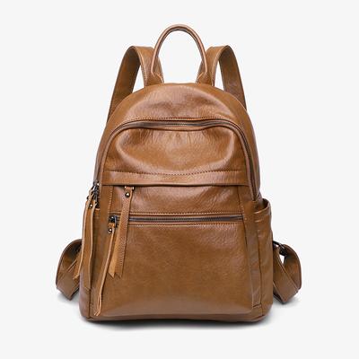 Women Backpacks Soft Leather Fashion Back Bag Brand Female Travel Bags Mochilas Mujer Backbags Large Capacity School Bag