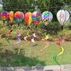 Colorful Hot Air Balloon Sequin Windmill Spinner - Outdoor Garden Decoration
