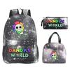 New Dandy's world game merchandise personalized printing primary and secondary school schoolbag three-piece set
