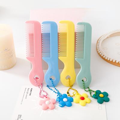 Sweet Cute Mini Bangs Combs Women Children Girls Cartoon Animal Floral Hair Brush Kids Korean Protable Styling Tools For Travel