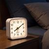 3.15in Digital Desk Clock White Bedside Alarm Clock Small Desk Alarm Clock  for Home Office