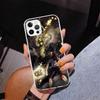 Black C-Clovers Anime Phone Case For iPhone 17 Air 16 Pro Max 16E 15 + 14 Plus 11 12 13 Mini 7 8 SE Gift Print Cover Fundas