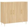 VidaXL Buffet chêne sonoma 90x34x80 cm bois d'ingénierie 828095