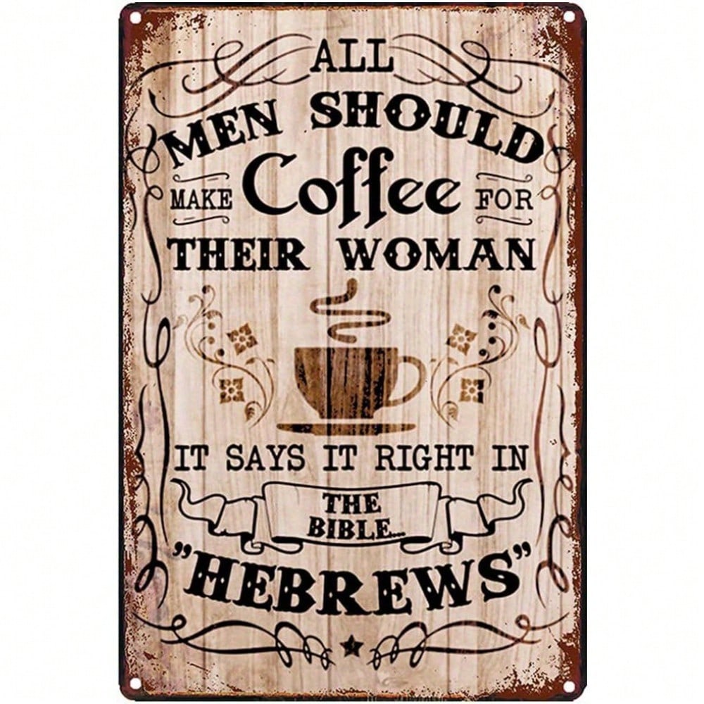 Decorative Metal Wall Sign 20x30cm