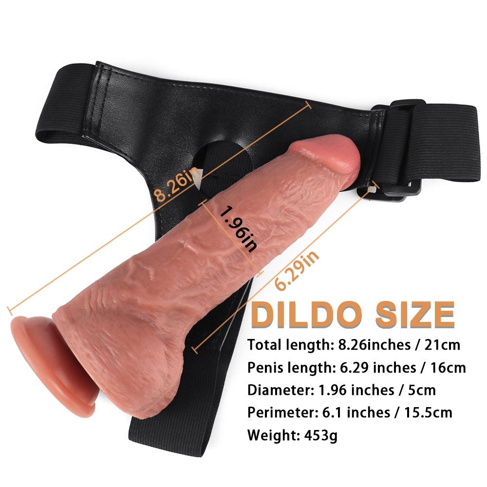 Strap On Realistic Dildo Pants For Woman Men Couples Strapon Soft Silicone Dildo Panties For Lesbian Sex Toy Products