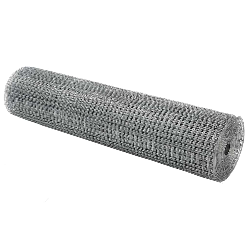 Welded Wire Fence Silver
