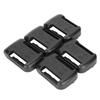 5pcs Lithium Battery Holder Portable Power Tool Battery Storage Rack with Countersunk Screw Holes Bracket for DW Black