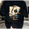 Fashionable Casual Loose Creative Poker and Dice Printed Sports Round Neck Short Sleeved T-shirt