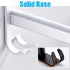 1/2/3 Tiers 60cm Wall Mounted Bathroom Aluminum Alloy Towel Bar Rail Matte Black/Silver Towel Holder Towel Hanger