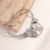 1PC Women's Fashion Trend Pan Family Multi Element Love Wings Bracelet Date Travel Banquet Party Holiday Dressing Gift