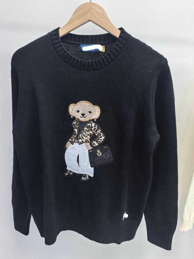 High-Quality Women's Wool Cashmere Teddy Bear Sweater - Autumn/Winter 2025 Collection