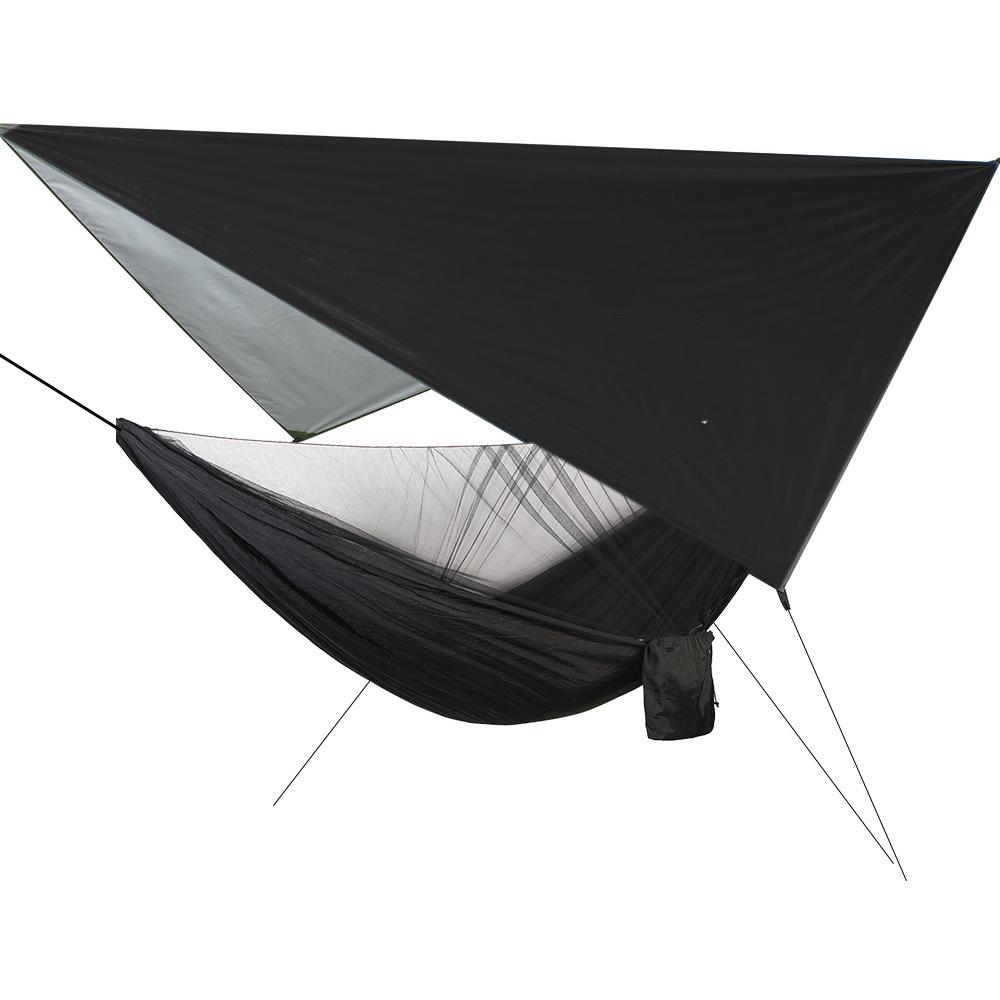 Waterproof Green Camping Hammock with Mosquito Net - Portable Single/Double Tent for Outdoor & Indoor Use