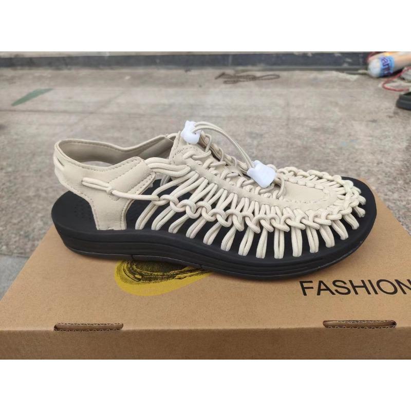 Large Breathable Sandals for Women, Casual Woven Sandals, Beach Women's Shoes, Couple's Shoes