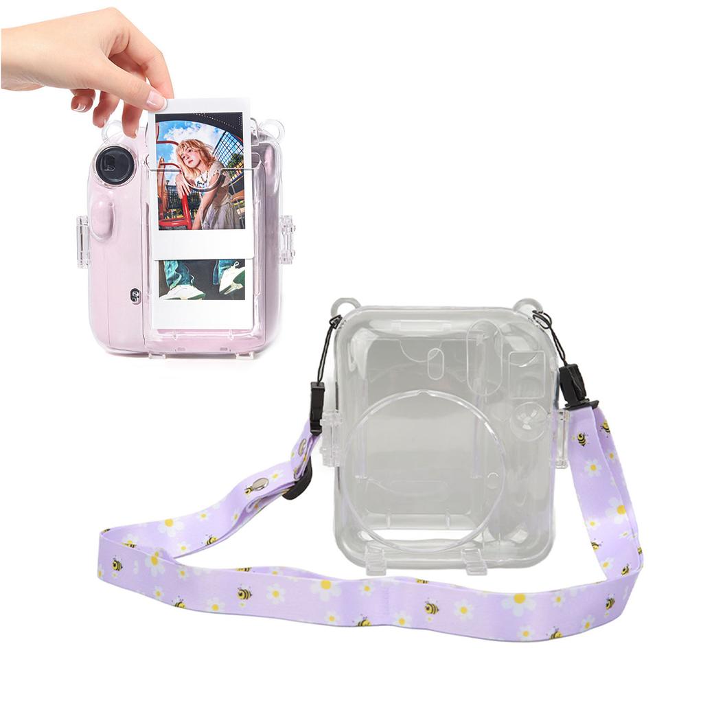   Camera Case Kit Shoulder Strap Sticker Camera Case   Camera Protective Clear Case for     12