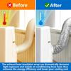 Adjustable Straps Air Conditioner Hose Cover Heat Insulation, AC Hose Insulation Sleeve, Air Conditioner Hose Cover, Waterproof