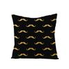 Black Gold Series Throw Pillow Covers With Digital Printing Of Short Plush Fabric Car-Shaped Sofa Cushion For Office Home Decor