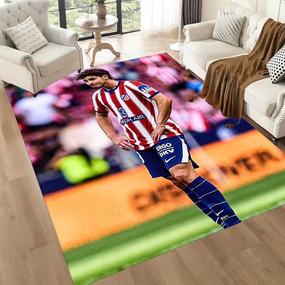 Atletico Madrid Floor Mat Suitable For Study Room Dining Room Game Room Playrooms Antislip Rug Office Home Decor Birthdaychristmas Gift