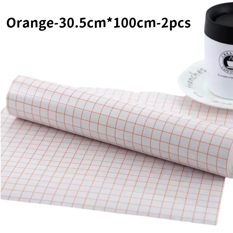 100cm Roll Clear Vinyl Application Tape Alignment Grid Transfer Paper Tape Adhesive DIY Transfer Tape For Vinyl Decal