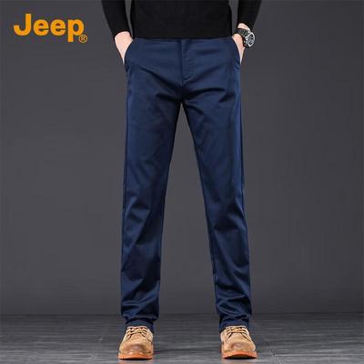 Jeep Herre Business Casual Lige Ben Elastiske Bukser