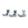 Pack of 3 Sewing Machine Presser Feet Set Steel Fabric Sewing Feet Suitable for Enhancing Durability and Seam Accuracy