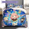 Anya Forger Pattern Bedding Quilt Set Quilt Cover Pillowcase Home Decoration Birthday Gift (1 * duvet cover + 2 * pillowcase, without core)