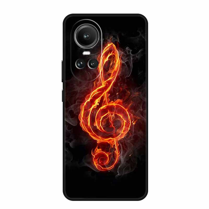 For Oppo Reno10 Pro Case Animals TPU Soft Silicone Back Cover for Oppo Reno 10 Pro 5G CPH2525 CPH2531 Protective New Phone Funda