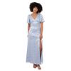 Maya Deluxe Womens/Ladies Floral Satin Maxi Dress