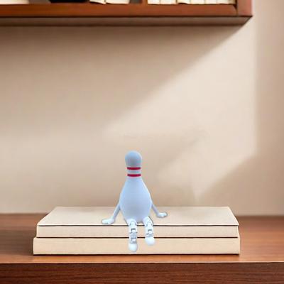 Yousheng Flexible Bowling Buddy Bowling Pin Ball Desk Buddy with Articulated Legs 3D Printed Bowling Themed Ornament Gifts for Bowling Enthusiasts
