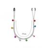 Colorful Bells Body Jewelry Chain with Adjustable Clips Clamps
