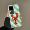 For Samsung Galaxy S25 S24 S23 S22 Ultra Plus S21 S23 S24 FE Laser Phone Case Colorful Marine Organism Striped Base Color Covers